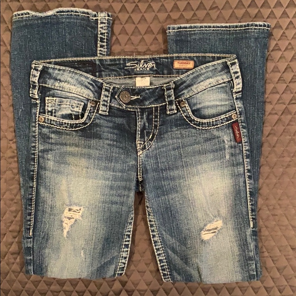 Silver Jeans low rise Bootcut size 25